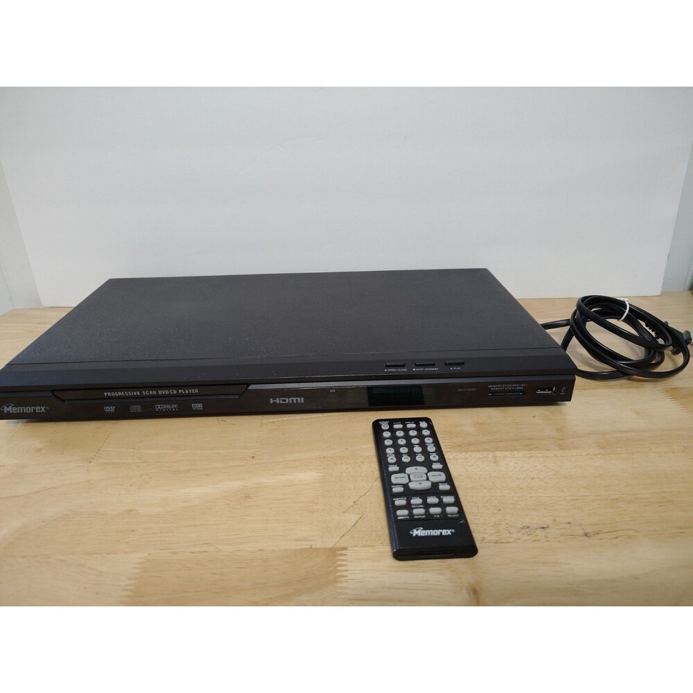 Memorex MVD2050-BLK DVD/CD Player HDMI with remote Perfect Working Condition